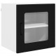 Sonata H Горен кухненски шкаф с рафт 2 pcs Черно 40 x 31 x 40 см