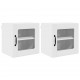 Sonata H Горен кухненски шкаф с рафт 2 pcs Лъскаво бяло 40 x 31 x 40 см