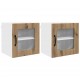 Sonata H Горен кухненски шкаф 2 pcs Дъб 40 x 31 x 40 см Инженерно дърво