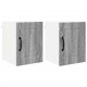 Sonata H Горен кухненски шкаф с рафт 2 pcs Сив Сонома 30 x 31 x 40 см