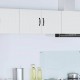 Sonata H Горен кухненски шкаф 2 pcs Бяло 40 x 31 x 40 см Инженерно дърво