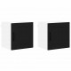 Sonata H Горен кухненски шкаф с рафт 2 pcs Черно 40 x 31 x 40 см