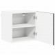 Sonata H Горен кухненски шкаф с рафт 2 pcs Черно 40 x 31 x 40 см