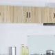 Sonata H Горен кухненски шкаф с рафт 2 pcs Сонома дъб 40 x 31 x 40 см