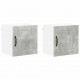 Sonata H Горен кухненски шкаф 2 pcs Циментено сиво 40 x 31 x 40 см