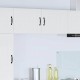 Sonata H Горен кухненски шкаф 2 pcs Бяло 50 x 31 x 40 см Инженерно дърво