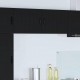 Sonata H Горен кухненски шкаф с рафт 2 pcs Черно 50 x 31 x 40 см