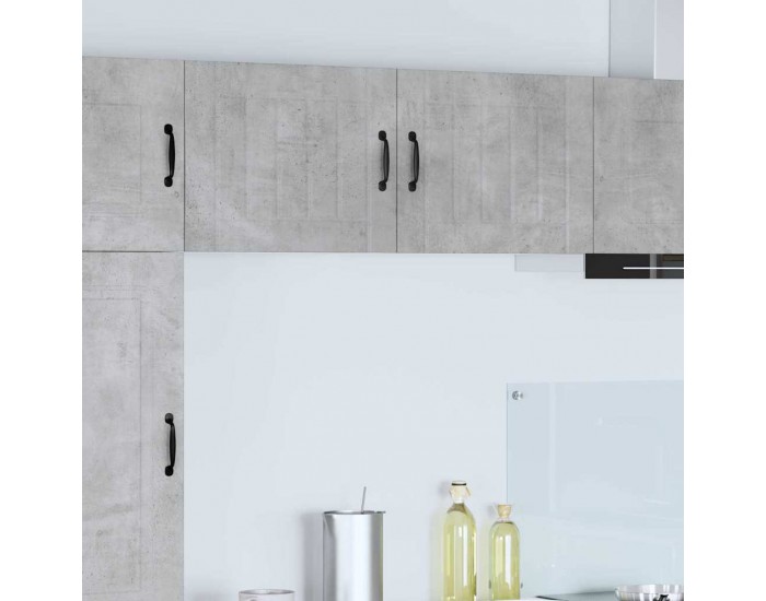 Sonata H Горен кухненски шкаф с рафт Циментено сиво 50 x 31 x 40 см