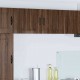 Sonata H Горен кухненски шкаф Кафяв дъб 50 x 31 x 40 см Инженерно дърво