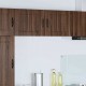 Sonata H Горен кухненски шкаф с рафт 2 pcs Кафяв дъб 50 x 31 x 40 см
