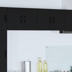Sonata H Горен кухненски шкаф с рафт 2 pcs Черно 60 x 31 x 40 см - Bucătării modulare