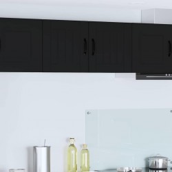 Sonata H Горен кухненски шкаф Черно 80 x 31 x 40 см Инженерно дърво - Bucătării modulare