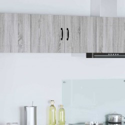 Sonata H Горен кухненски шкаф Сив Сонома 80 x 31 x 40 см Инженерно дърво - Bucătării modulare