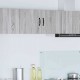 Sonata H Горен кухненски шкаф Сив Сонома 80 x 31 x 40 см Инженерно дърво
