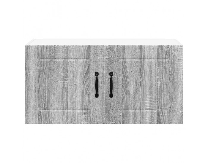 Sonata H Горен кухненски шкаф Сив Сонома 80 x 31 x 40 см Инженерно дърво