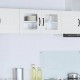 Sonata H Горен кухненски шкаф Бяло 80 x 31 x 40 см Инженерно дърво