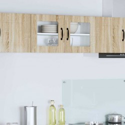 Sonata H Горен кухненски шкаф Сонома дъб 80 x 31 x 40 см Инженерно дърво - Bucătării modulare