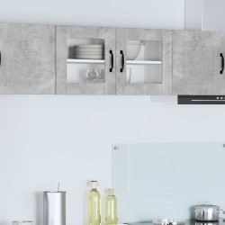 Sonata H Горен кухненски шкаф с рафт Циментено сиво 80 x 31 x 40 см - Bucătării modulare