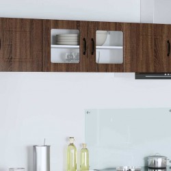 Sonata H Горен кухненски шкаф Кафяв дъб 80 x 31 x 40 см Инженерно дърво - Bucătării modulare