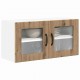Sonata H Горен кухненски шкаф с рафт Дъб 80 x 31 x 40 см Инженерно дърво