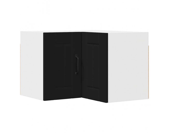 Sonata H Горен кухненски шкаф Черно 57 x 57 x 40 см Инженерно дърво