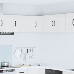 Sonata H Горен кухненски шкаф с рафт Лъскаво бяло 57 x 57 x 40 см - Bucătării modulare