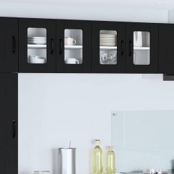 Sonata H Горен кухненски шкаф Черно 60 x 31 x 40 см Инженерно дърво - Bucătării modulare