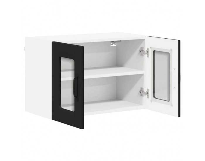 Sonata H Горен кухненски шкаф Черно 60 x 31 x 40 см Инженерно дърво
