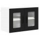Sonata H Горен кухненски шкаф с рафт 2 pcs Черно 60 x 31 x 40 см