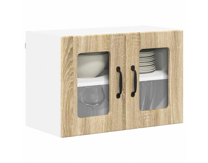 Sonata H Горен кухненски шкаф с рафт 2 pcs Сонома дъб 60 x 31 x 40 см