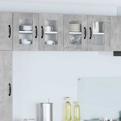 Sonata H Горен кухненски шкаф с рафт Циментено сиво 60 x 31 x 40 см - Bucătării modulare