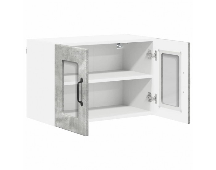 Sonata H Горен кухненски шкаф 2 pcs Циментено сиво 60 x 31 x 40 см