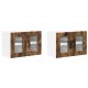 Sonata H Горен кухненски шкаф с рафт 2 pcs Димян дъб 60 x 31 x 40 см