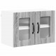 Sonata H Горен кухненски шкаф с рафт 2 pcs Сив Сонома 60 x 31 x 40 см