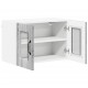 Sonata H Горен кухненски шкаф с рафт 2 pcs Сив Сонома 60 x 31 x 40 см