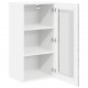 Sonata H Горен кухненски шкаф 2 pcs Циментено сиво 40 x 31 x 80 см