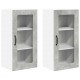 Sonata H Горен кухненски шкаф 2 pcs Циментено сиво 40 x 31 x 80 см