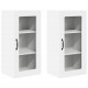 Sonata H Горен кухненски шкаф с рафт 2 pcs Лъскаво бяло 40 x 31 x 80 см