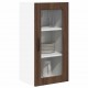 Sonata H Горен кухненски шкаф с рафт 2 pcs Кафяв дъб 40 x 31 x 80 см