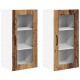 Sonata H Горен кухненски шкаф с рафт 2 pcs Старо дърво 40 x 31 x 80 см