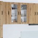 Sonata H Горен кухненски шкаф с рафт Дъб 40 x 31 x 80 см Инженерно дърво