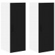 Sonata H Горен кухненски шкаф с рафт 2 pcs Черно 30 x 31 x 80 см