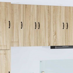 Sonata H Горен кухненски шкаф с рафт 2 pcs Сонома дъб 30 x 31 x 80 см - Bucătării modulare