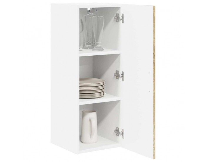 Sonata H Горен кухненски шкаф с рафт 2 pcs Сонома дъб 30 x 31 x 80 см
