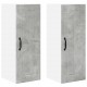 Sonata H Горен кухненски шкаф 2 pcs Циментено сиво 30 x 31 x 80 см