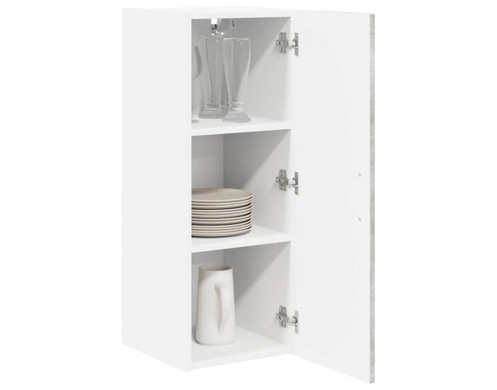 Sonata H Горен кухненски шкаф 2 pcs Циментено сиво 30 x 31 x 80 см