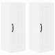 Sonata H Горен кухненски шкаф с рафт 2 pcs Лъскаво бяло 30 x 31 x 80 см