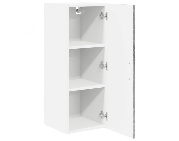 Sonata H Горен кухненски шкаф с рафт 2 pcs Сив Сонома 30 x 31 x 80 см
