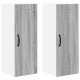 Sonata H Горен кухненски шкаф с рафт 2 pcs Сив Сонома 30 x 31 x 80 см