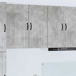 Sonata H Горен кухненски шкаф с рафт Циментено сиво 40 x 31 x 80 см - Bucătării modulare